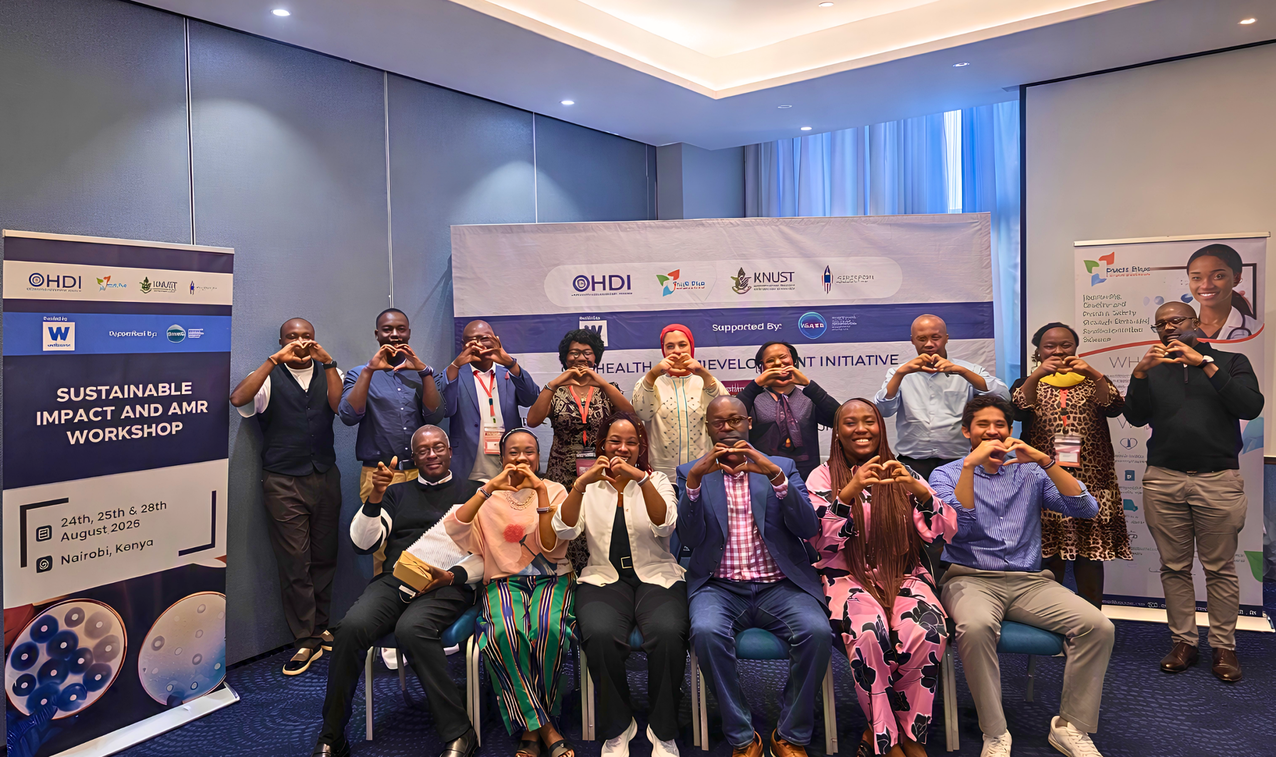 Participants at an ICARS AMR Sustainable Impact Project workshop
